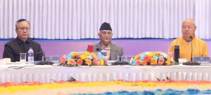 PM Oli describes Buddhism as luminous thread in ties between Nepal and China