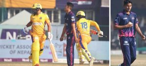Sudurpaschim Royals give target of 124 runs to Janakpur Bolts