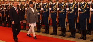Chinese Premier Li welcomes PM Oli in Beijing