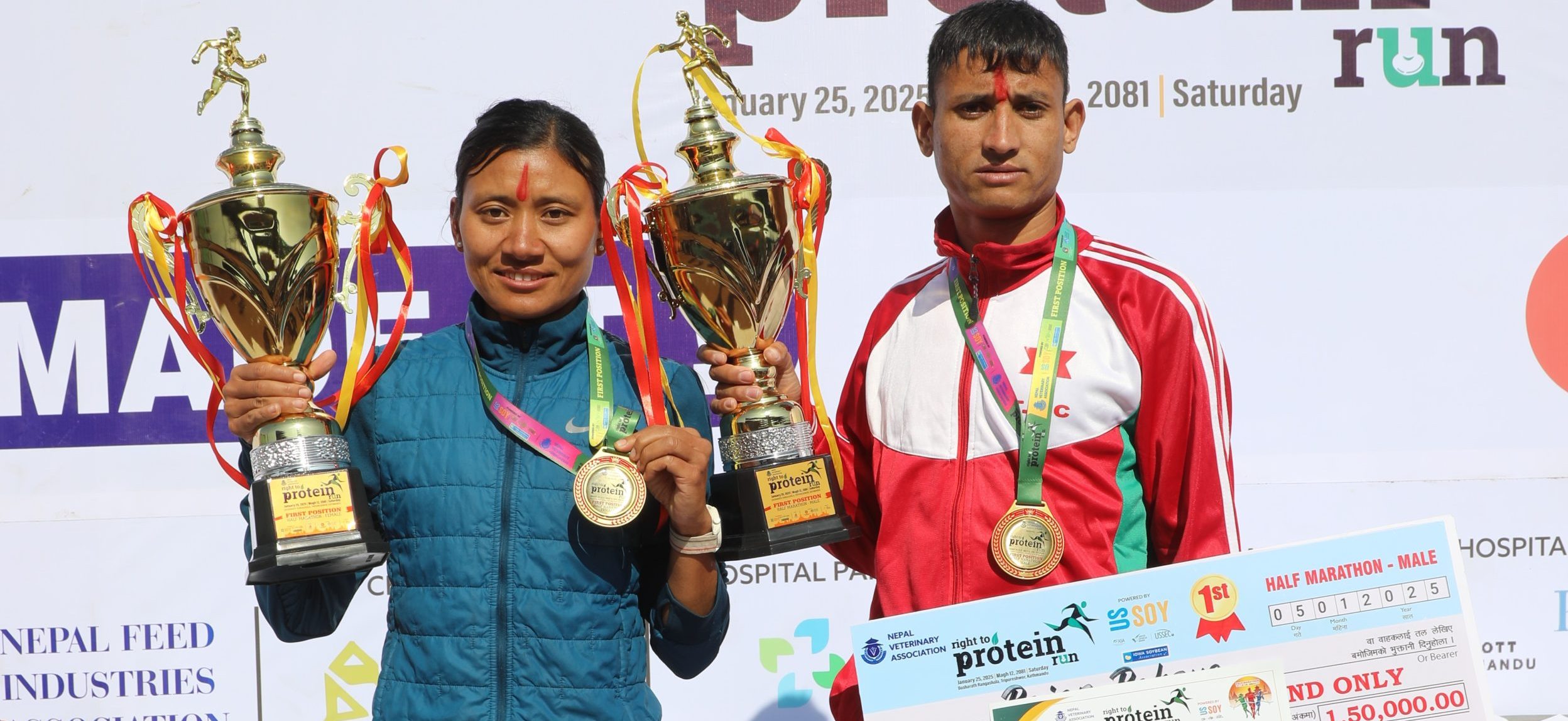 Over 8,000 racers compete in 4th series of ‘Right to Protein’ run