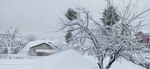 Manang sees first snowfall of this winter