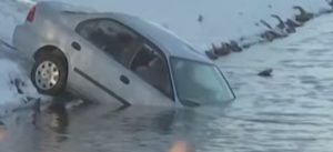 Car submerged into icy pond in Virginia; Death of 2 Nepali nationals
