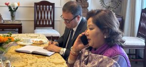 Foreign Minister Dr Rana holds telephonic talks with Qatar’s minister for Bipin Joshi’s release