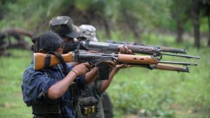 Indian troops kill five Maoists, bomb wounds officers