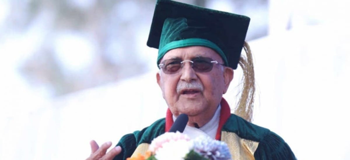 PM Oli: Government is making efforts to promote health, education sectors