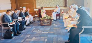 Foreign Minister Dr. Rana meets Qatar’s Foreign Minister Muraikhi