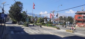 Vehicle, carrying Defense Minister Rai, hits motorcycle at Maitighar