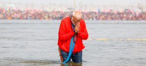 PM Modi arrives in Prayagraj to take holy dip at Sangam