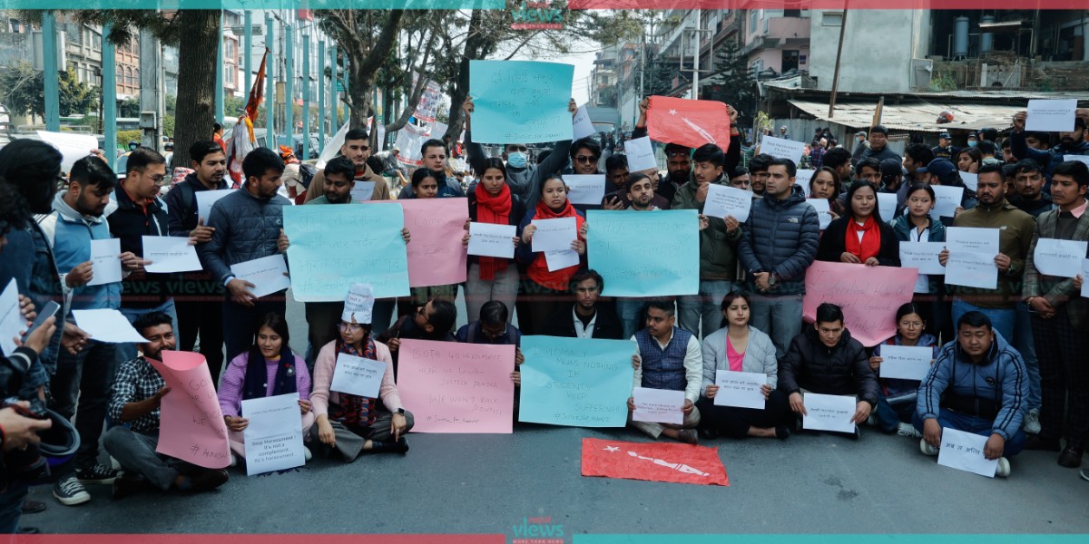 Demonstration seeking justice for Prakriti Lamsal (Photo Feature)