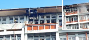 Fire breaks out at Ministry of Drinking Water