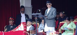 PM Oli addresses Democracy Day Main Programme, vows government will move ahead overcoming inequality, poverty and corruption