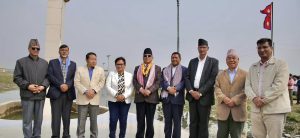 CPN (Maoist Centre) Chairperson Prachanda hoists National Flag