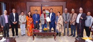 NGO Federation’s Declaration handed over to PM Oli