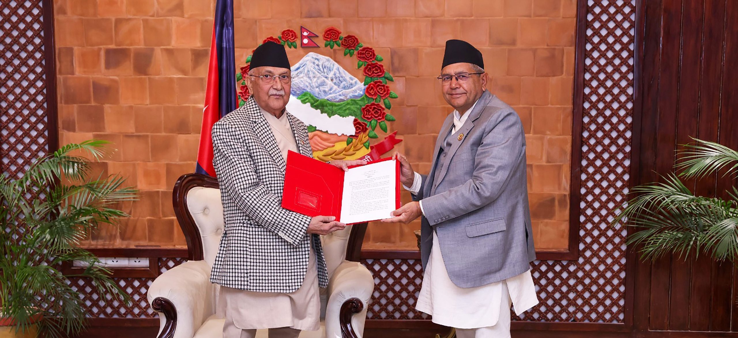 Inter-Legislature Forum submits Pokhara Declaration to PM Oli