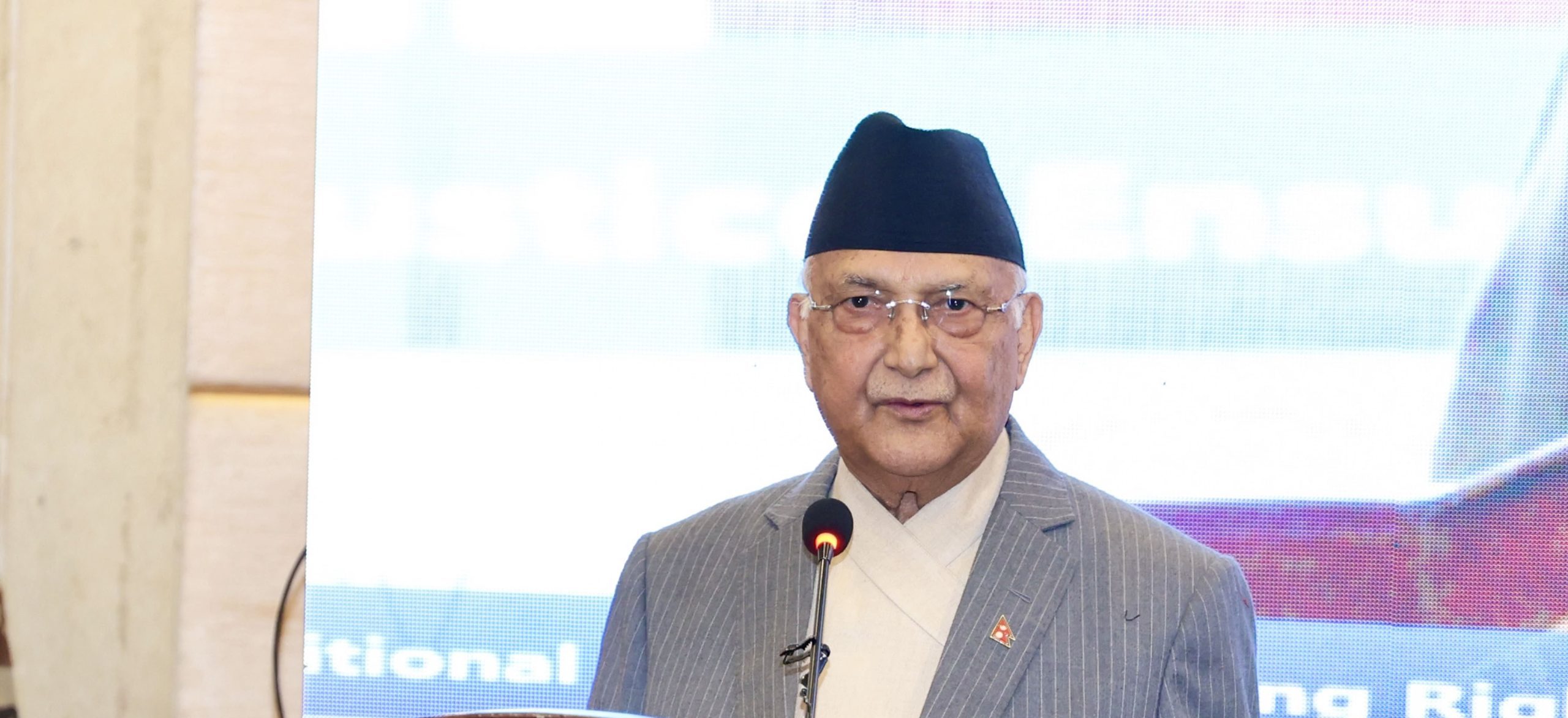 PM Oli: Govt at work to conclude transitional justice