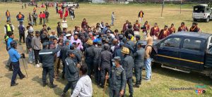 Scuffle between Kotihom Organizer and Metro Police at Pokhara