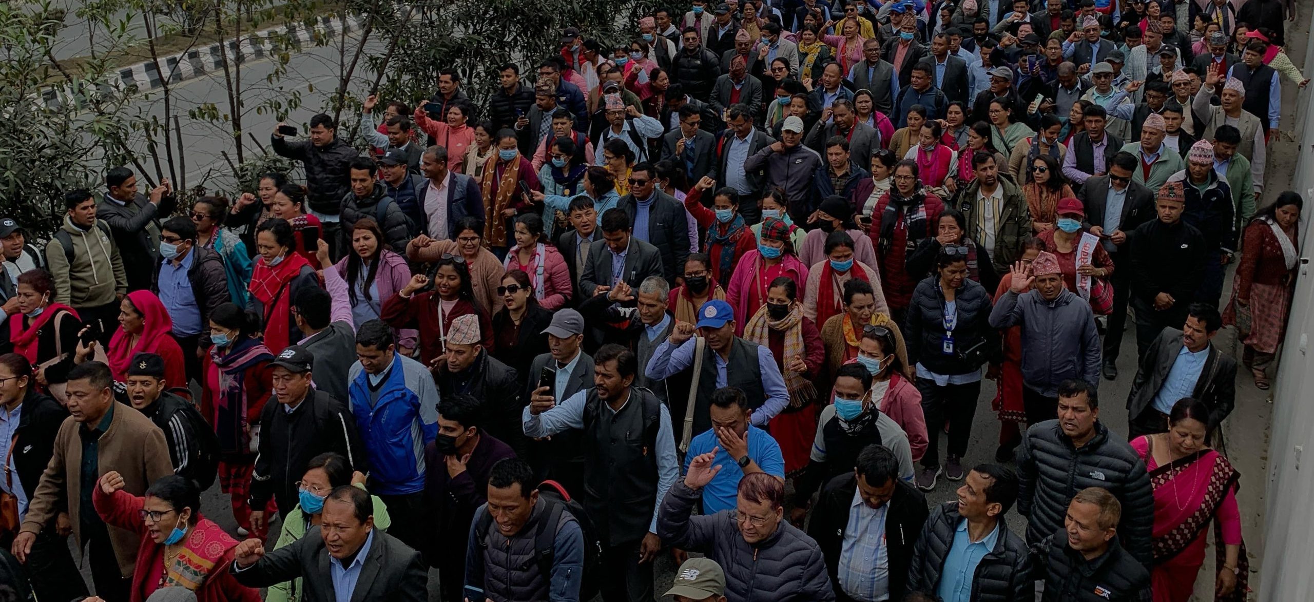 Teachers’ demonstration against School Education Bill