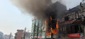 Monarchist’s demonstrators set fire in house (Photos)