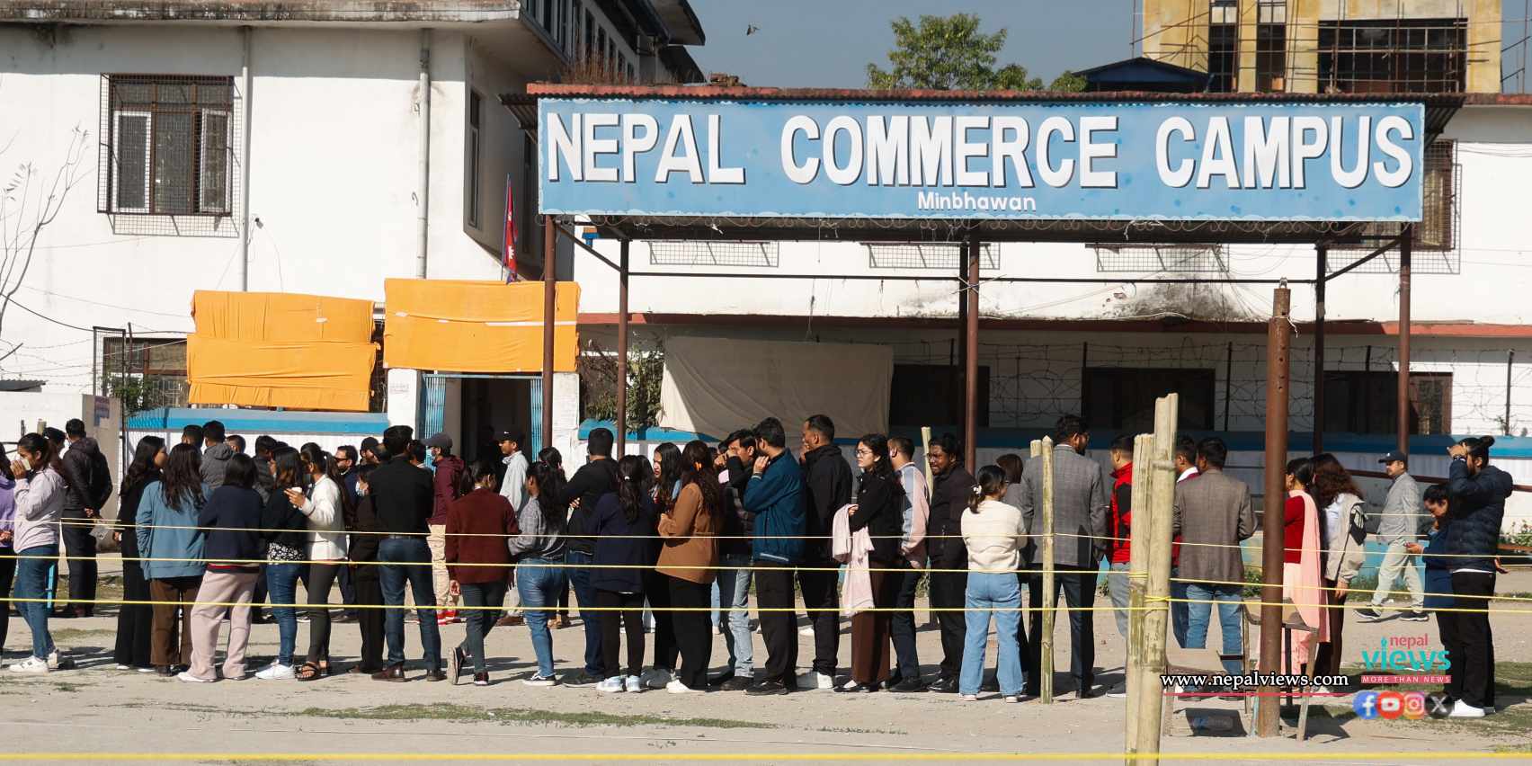 FSU Election: Jovial voters in Nepal Commerce Campus (Photo Feature)