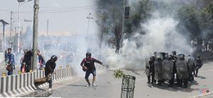 Police disperse monarchist’s demonstration at Tinkune (Photo Feature)