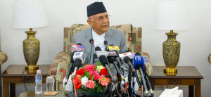 PM Oli regarding India visit: Has someone put up barbed wire to stop it?