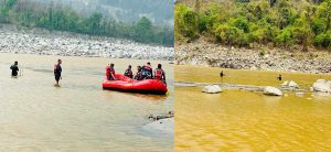 APF divers searching 2 missing people in Saptakoshi river