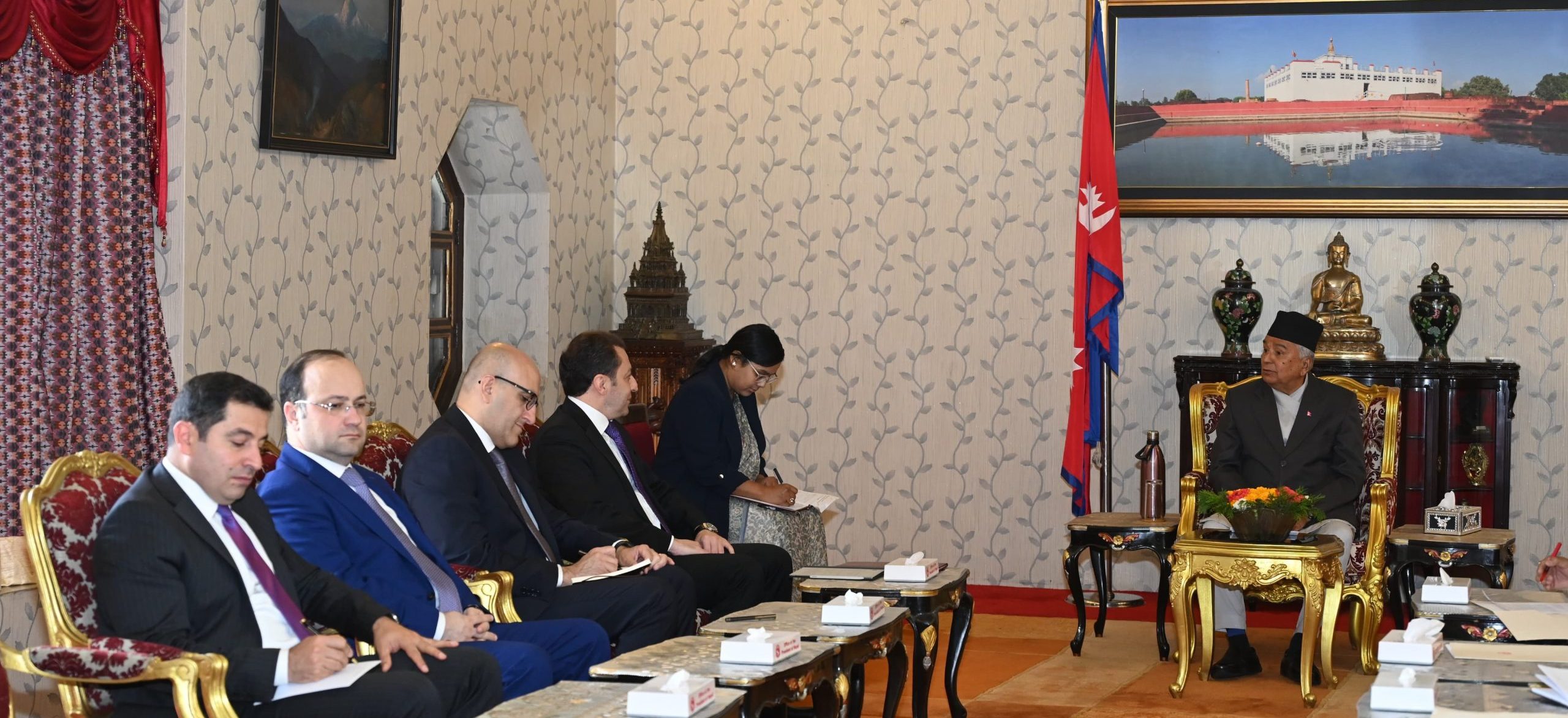 Azerbaijan’s Deputy Foreign Minister Mammadov pays courtesy call on President Paudel