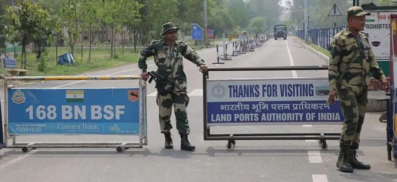 Recent update of India-Pakistan border