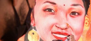 Mural project underway on Padma Kanya Campus’s wall (Photos)