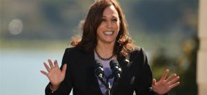 Former Vice President Harris: President Trump’s America is ‘self-serving’