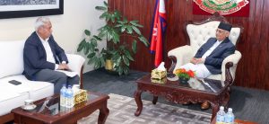 Indian ambassador Srivastava calls on PM Oli