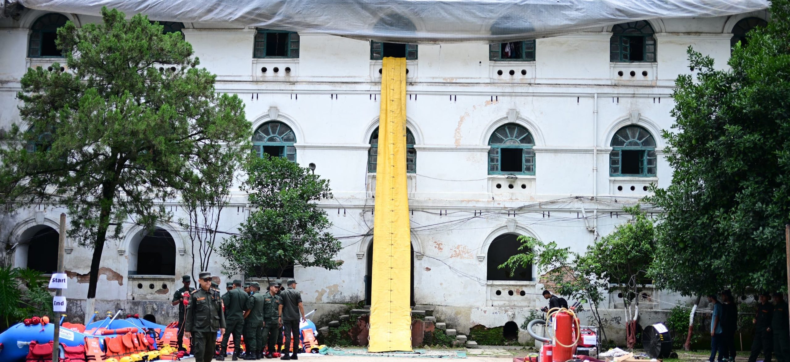 Joint demonstration of disaster management equipment at Bagdurbar (Photos)
