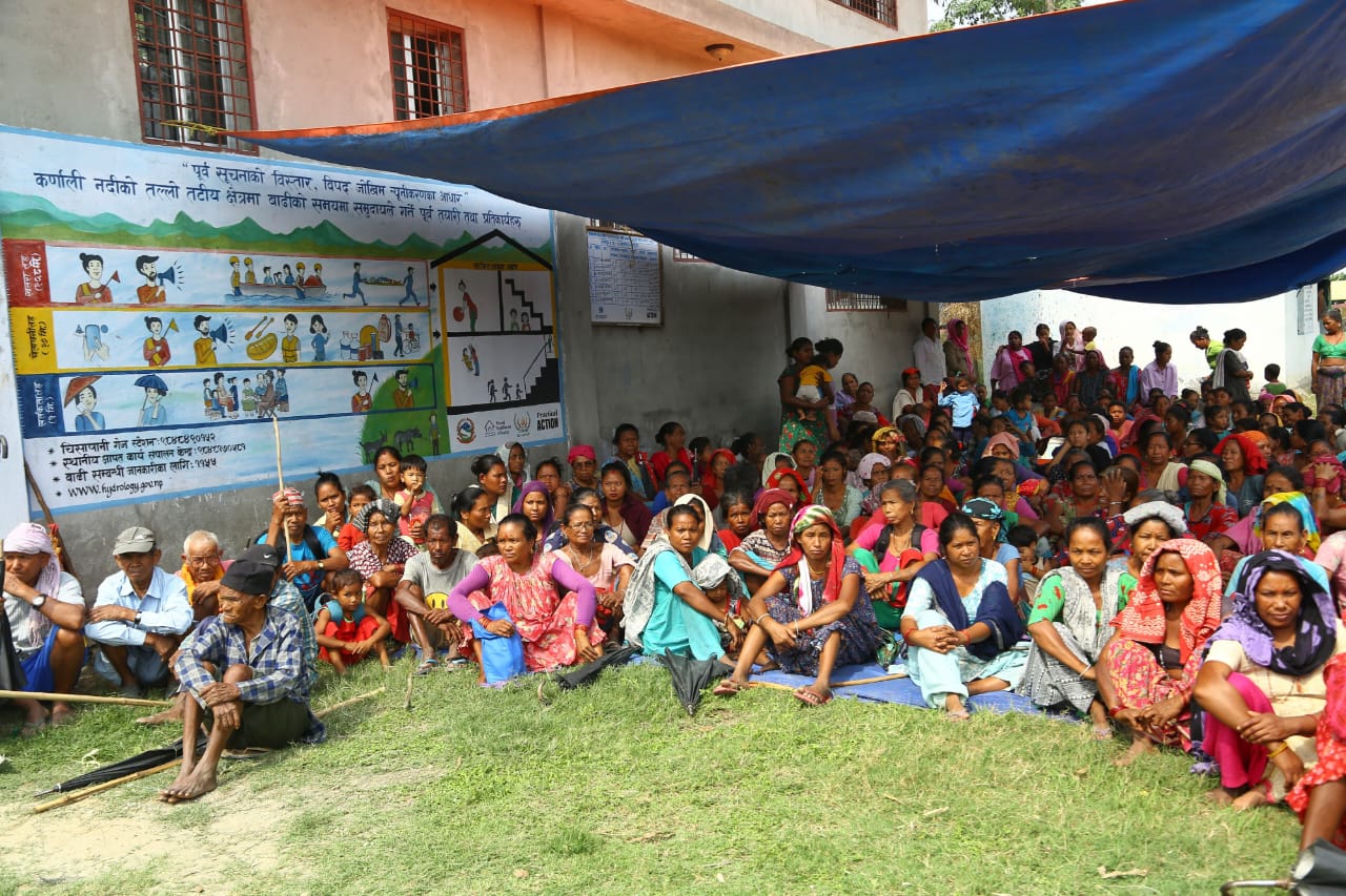 Community-Centric Flood Mock Exercise in Lower Karnali Basin and Babai River Basin 