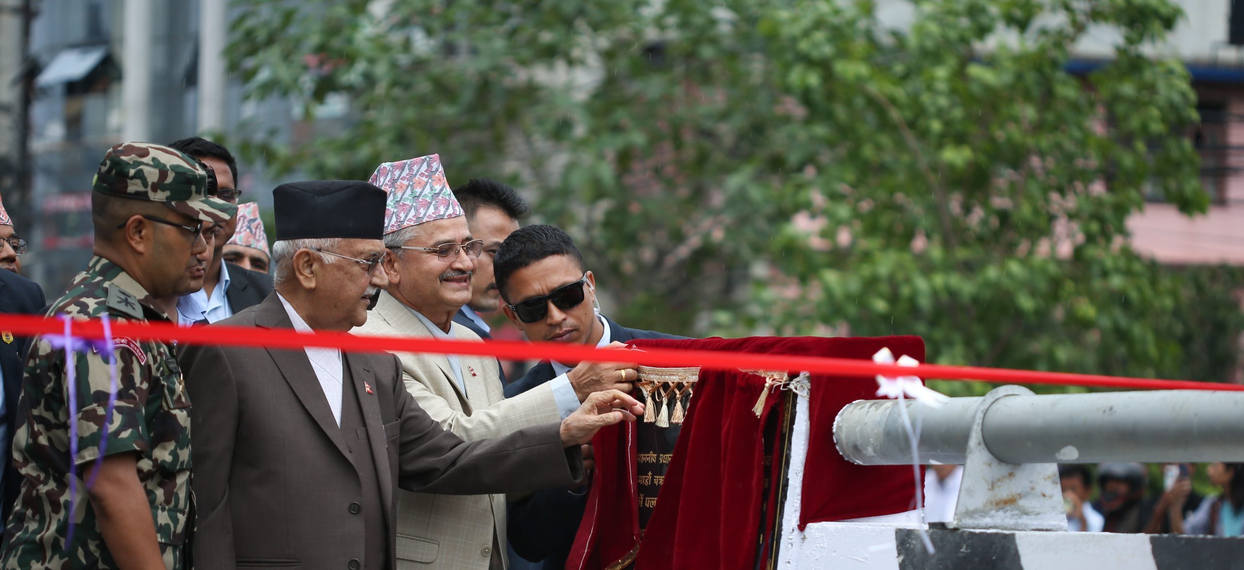 PM Oli inaugurates Gwarko overpass (Photos)