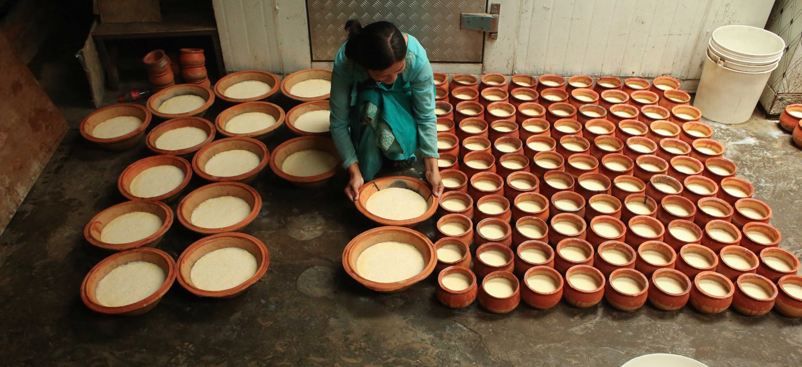 High demand of Bhaktapur’s “Juju Dhau:” for Paddy Day (Photos)
