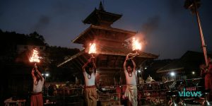 Sandhya Aarati at Gokarneshwor Temple (Photo Feature)