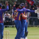 Nepal defeats Scotland by 2 wickets