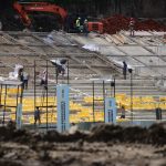 T.U. International Cricket Ground: Seat installation underway (Photos)